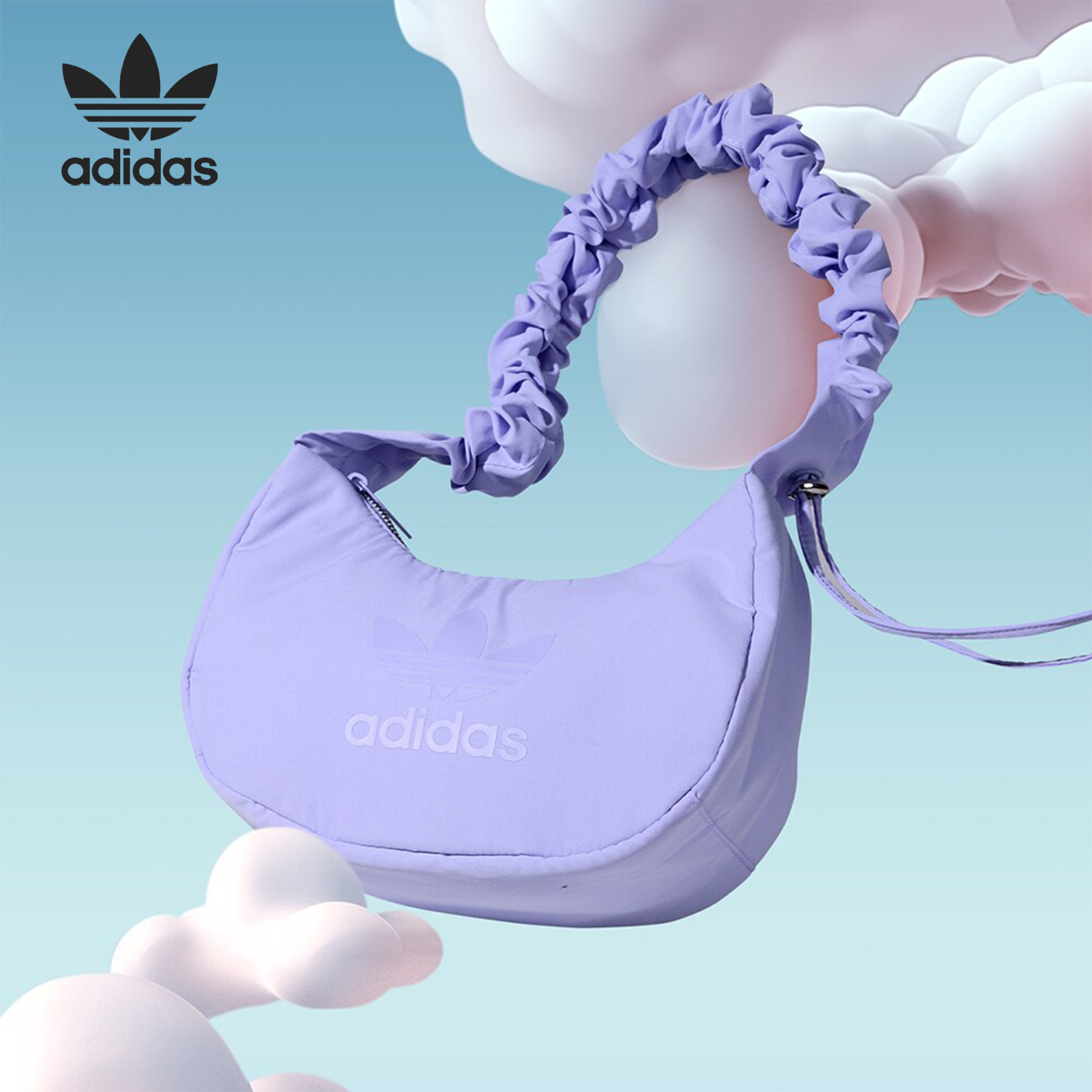 Adidas/阿迪达斯正品三叶草女士时尚便携单肩斜挎包JP0407