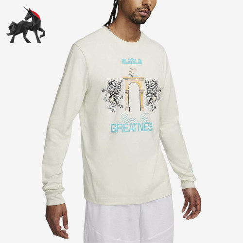 Nike/耐克正品男士运动休闲舒适柔软圆领长袖T恤FQ4908-020