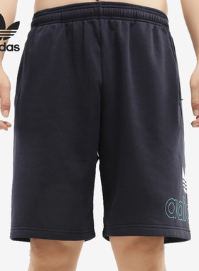 Adidas/阿迪达斯官方正品三叶草男子宽松运动休闲五分裤 FM1512
