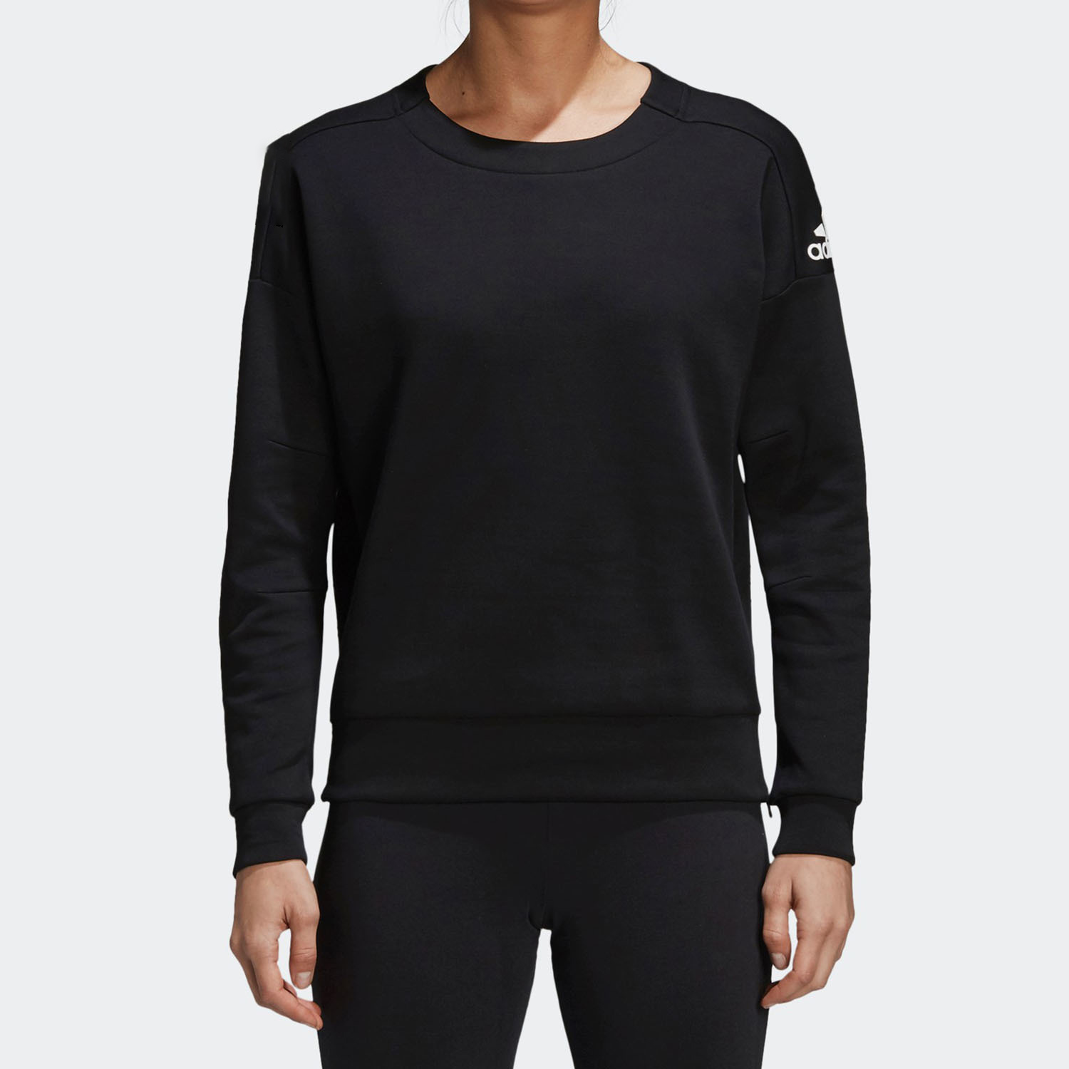 阿迪达斯女子圆领卫衣