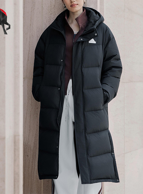 Adidas/阿迪达斯正品V LONG DOWN UG男女长款保暖羽绒服KF6741