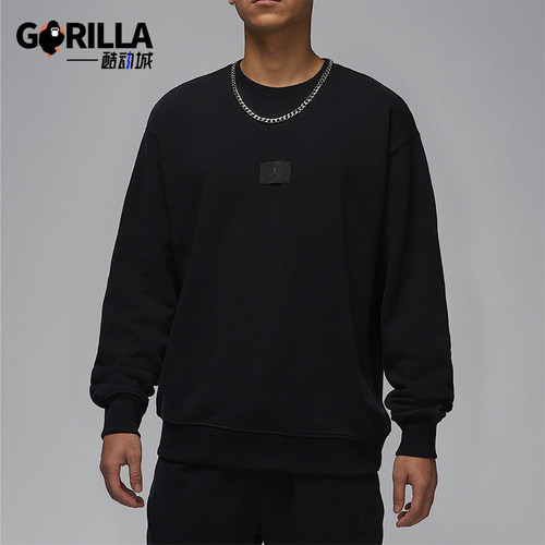 Nike/耐克正品JORDAN男士薄绒圆领运动保暖卫衣FV7260-010
