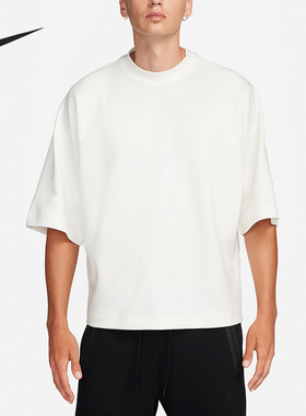 Nike/耐克官方正品新款男子透气简约宽松休闲圆领短袖T恤FB8166