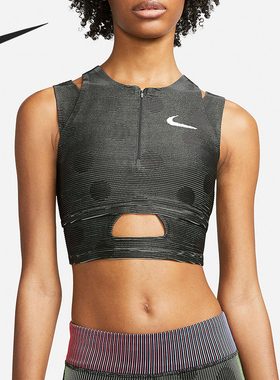 Nike/耐克正品X OFF-WHITE休闲女子运动训练背心 CU2481-010