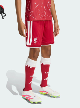 Adidas/阿迪达斯正品LFC SHO Y 大童经典足球运动短裤KB8264