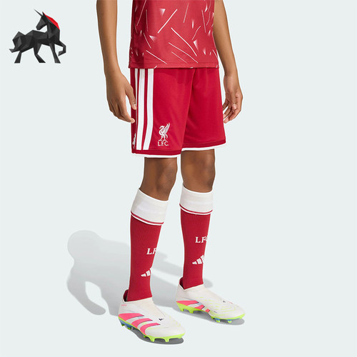 Adidas/阿迪达斯正品LFC SHO Y 大童经典足球运动短裤KB8264