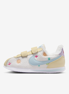 Nike/耐克正品2025秋季款小童日常低帮魔术贴休闲鞋IQ7668-141