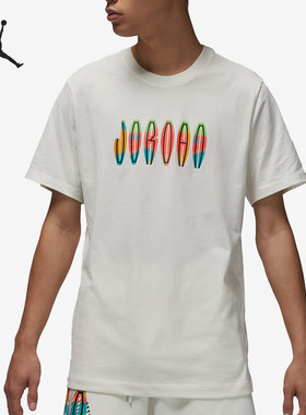 Nike/耐克官方正品Air Jordan男子运动印花宽松短袖T恤DQ7367-133