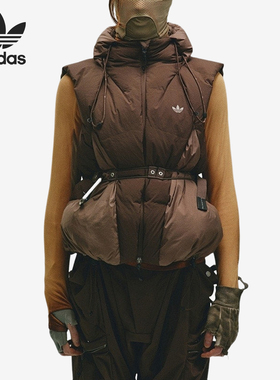 Adidas/阿迪达斯正品三叶草男女保暖时尚复古羽绒马甲IU4840