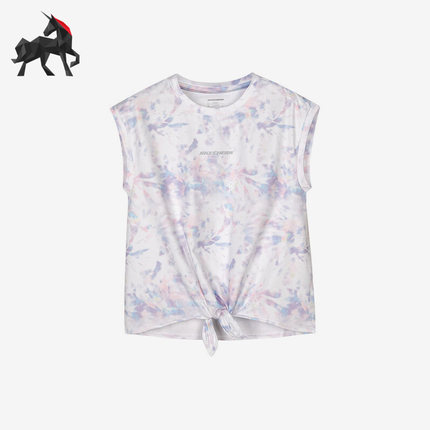 Skechers/斯凯奇正品夏季运动透气儿童无袖短袖P223G049-030B