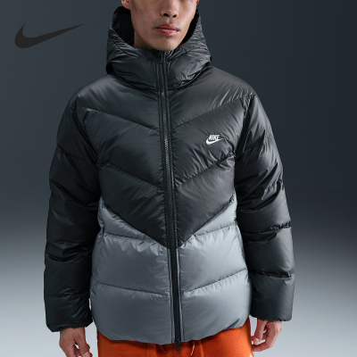 Nike/耐克正品2025秋季款男士日常运动保暖梭织羽绒服HQ7791-061