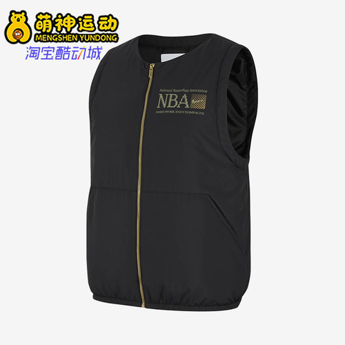 Nike/耐克正品男士运动字母印花图案休闲棉马甲FD8451-010