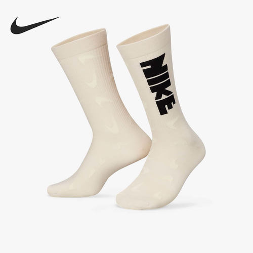 Nike/耐克正品新款时尚透气休闲男女运动袜一双装DQ0788-219