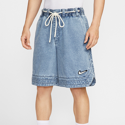Nike/耐克正品夏季男士复古柔软牛仔布经典篮球短裤HV1914-436