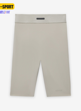 Adidas/阿迪达斯正品空新款芝麻米灰色休闲经典跑步紧身裤IW1482