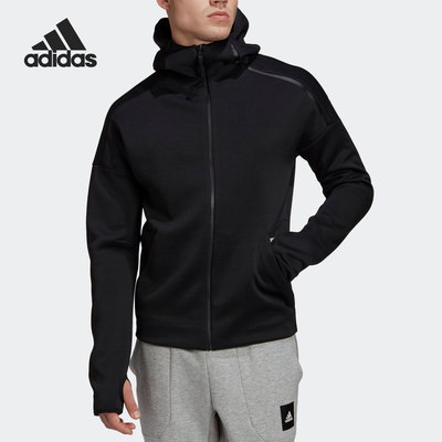 阿迪达斯男子连帽夹克外套