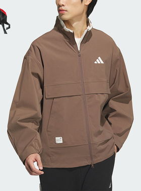 Adidas/阿迪达斯正品新款男士宽松时尚立领外套JM3407