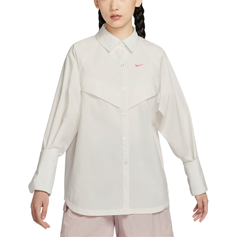 Nike/耐克女士翻领长袖衬衣