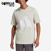 阿迪达斯正品 经典 25春季 Adidas 新款 男士 跑步透气运动短袖 JE8933