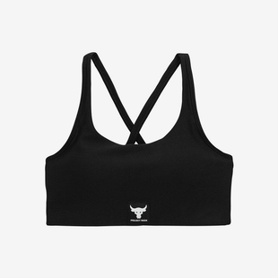 背带运动休闲内衣1380181 Rock强森女子交叉式 001 安德玛正品