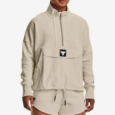 UA/安德玛正品Project Rock女子宽松健身训练运动卫衣1369965-289