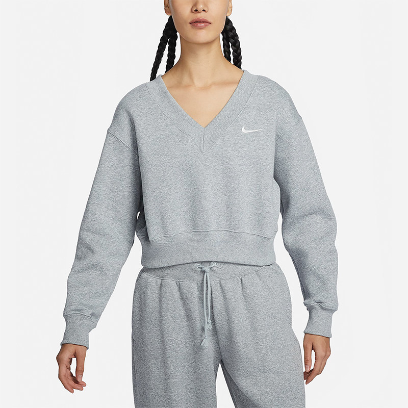 Nike/耐克女士V领套头卫衣