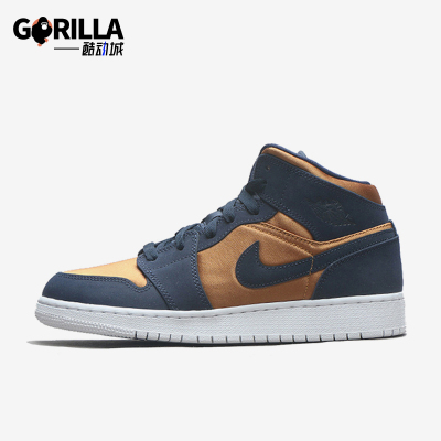Nike/耐克正品JORDANAirJordan1Mid新款中帮经典篮球鞋BQ6931-401