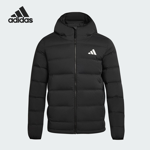 Adidas/阿迪达斯正品HELIONIC男士连帽休闲运动羽绒服KH3993