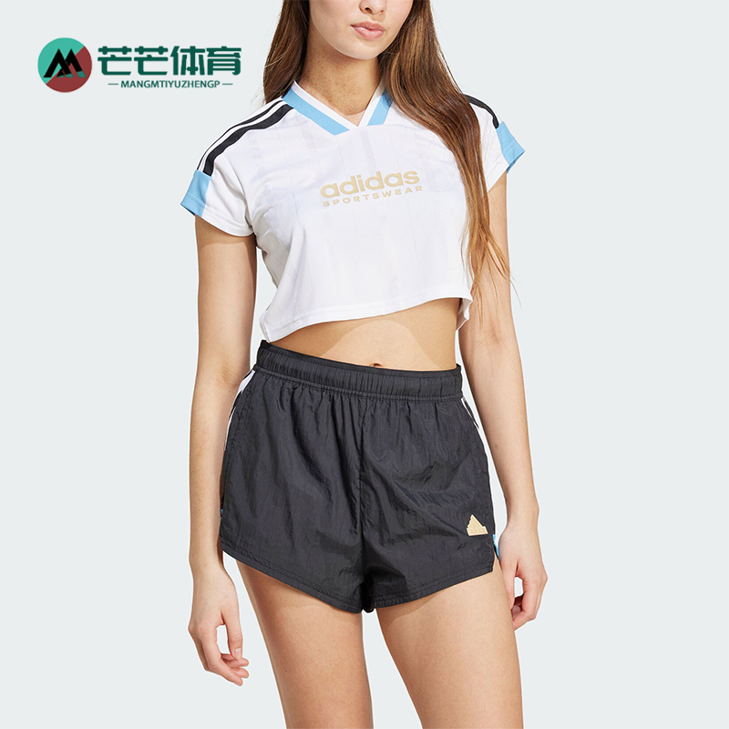 阿迪达斯女士运动休闲短袖