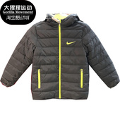 男女童棉服连帽短款 Nike 款 春季 保暖运动外套HA5135 耐克正品