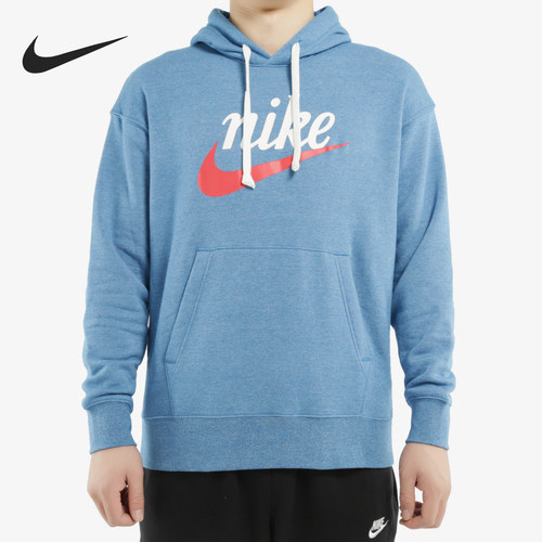 Nike/耐克正品2025冬季款男士休闲连帽套头印花卫衣BV2934-484