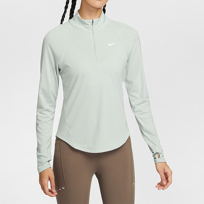 Nike/耐克正品Dri-FIT女士运动跑步半拉链训练长袖T恤HV2843-034