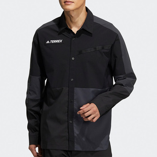 衬衫 Adidas HE5205 户外运动长袖 春季 阿迪达斯正品 TERREX男子时尚