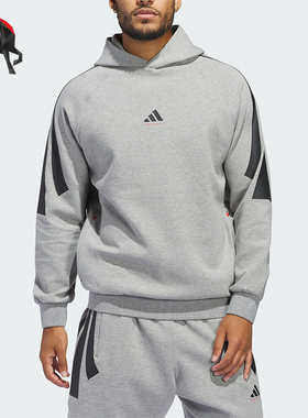 Adidas/阿迪达斯正品冬季新款男女篮球保暖卫衣JD7466