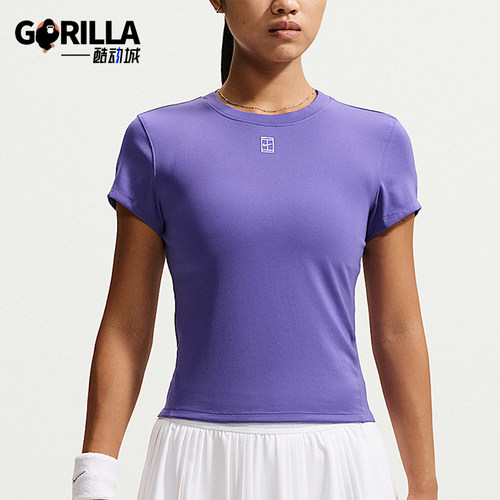 Nike/耐克正品Court Advantage女士短袖网球上衣HQ2995-579