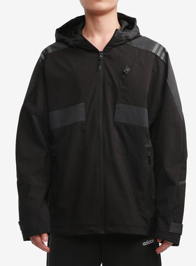 Adidas/阿迪达斯正品 新款运动休闲男子连帽拉链外套 H40235