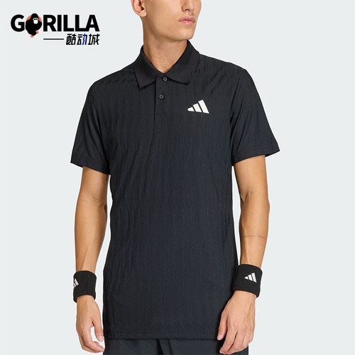 Adidas/阿迪达斯正品夏季款男士印花修身经典短袖Polo衫KA5885