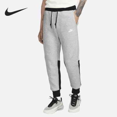 Nike/耐克正品春秋男士运动拼接时尚系带休闲透气长裤FB8002-064