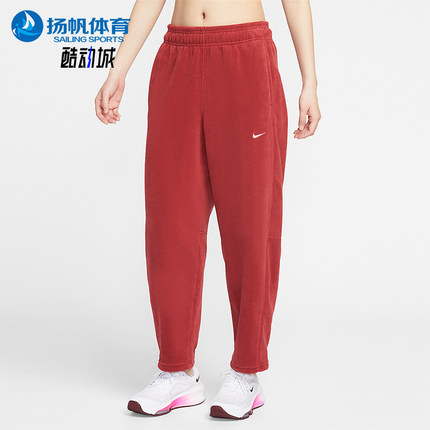Nike/耐克正品2025冬季款女士日常中腰锥形刺绣长裤HV3708-613