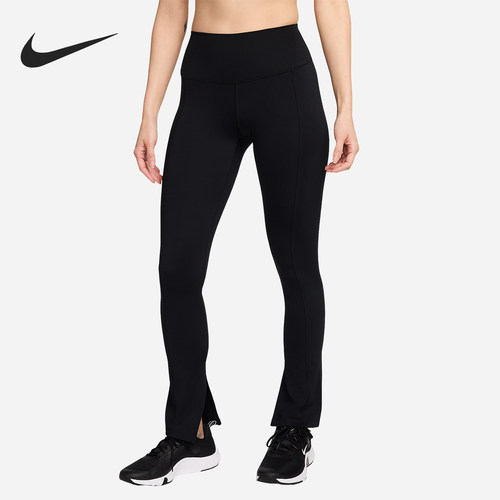Nike/耐克正品四季款女士修身弹力裤口开衩长裤FN4149-010