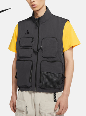 Nike/耐克正品运动男子透气休闲机能多口袋马甲CK7237-060