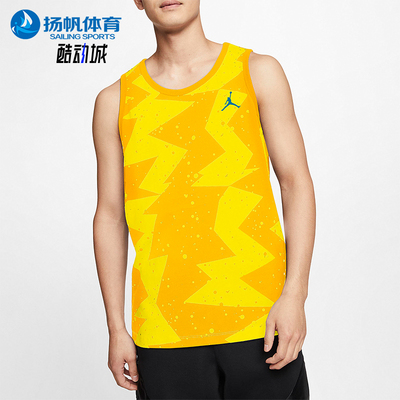 Nike/耐克正品JORDAN男士圆领无袖经典训练篮球背心T恤CJ6231-728