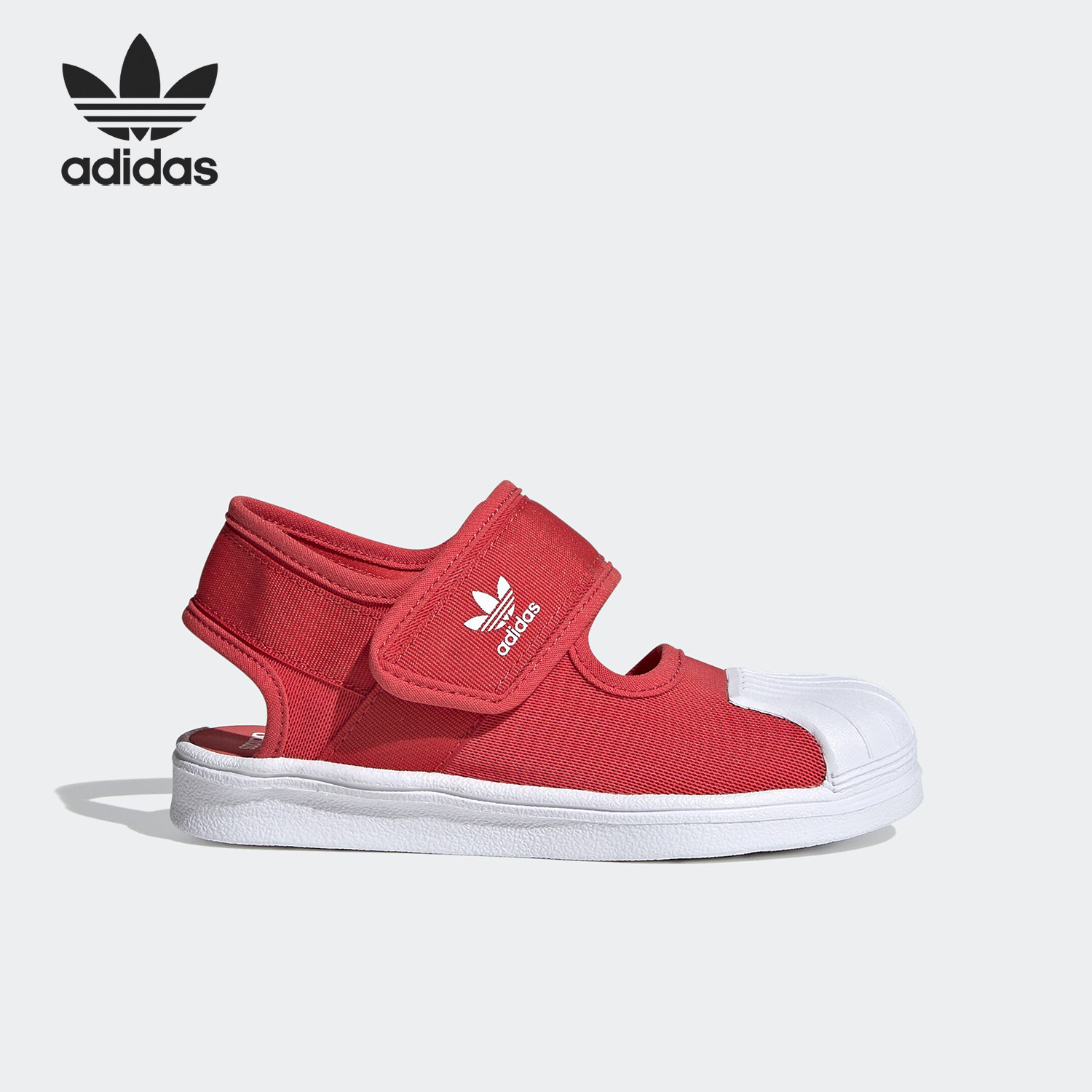 Adidas/阿迪达斯正品当季新款女童舒适休闲运动凉鞋 FV7587