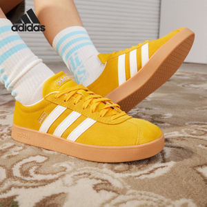 Adidas/阿迪达斯官方正品新款男女低帮耐磨运动休闲板鞋JI0495