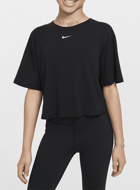 Nike/耐克正品Dri-FIT大童运动圆领套头休闲短袖T恤FZ5602-010