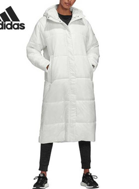 阿迪达斯女子正品中长款棉服断码特卖EK4814 CY8647 GE7790