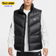 运动宽松立领拒水保暖羽绒马甲HV2721 2025男士 010 耐克正品 Nike