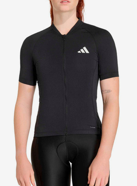 Adidas/阿迪达斯正品运动拉链骑行服新款骑行短袖上衣KB9562