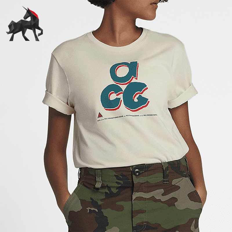 耐克男女款印花短袖T恤