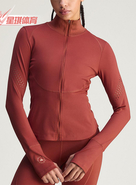 Adidas/阿迪达斯正品2025女士耐穿立领训练健身修身外套JY8145